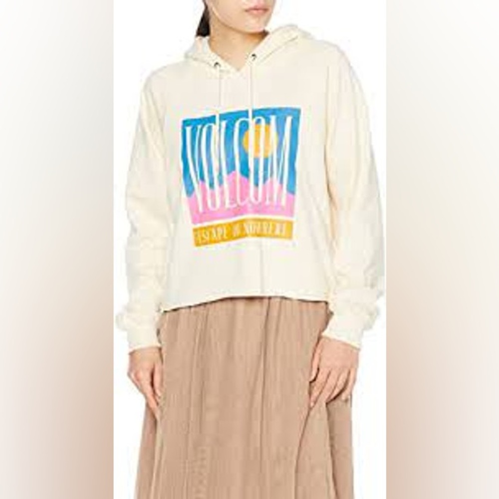 Volcom cropped hoodie